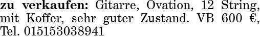 Vorschaubild der Anzeige, (Id: 2081625)